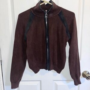 Von Saken cotton zip early 2000’s Sweater